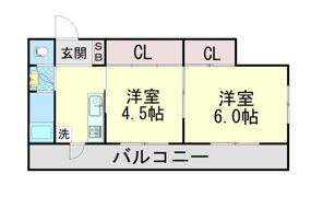 マンション冨士の間取り画像
