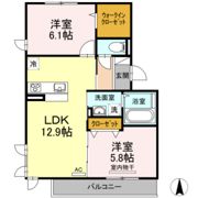 エスペランサ高柳の間取り画像