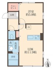 ハイブリッドメゾンの間取り画像