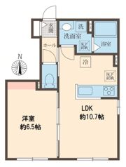 （新築）川越市上戸アパートの間取り画像