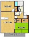ヴェルディ高須IIA・Bの間取り画像