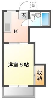 ハウス白百合の間取り画像