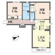 コロッサル ボワの間取り画像
