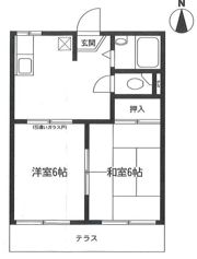 星野ハイツの間取り画像