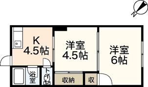 新納アパート（北）の間取り画像