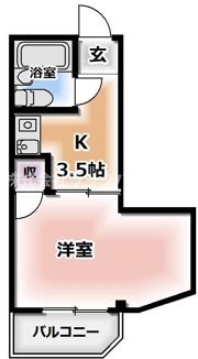 レジデンス門真の間取り画像