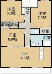 フレッサ1の間取り画像