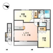 ヴェスパーの間取り画像
