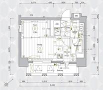 メイクスデザイン入谷アジールコートの間取り画像