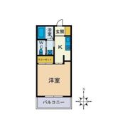 大西アパートの間取り画像
