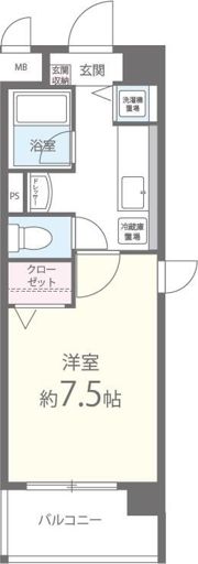 シェリール山﨑の間取り画像