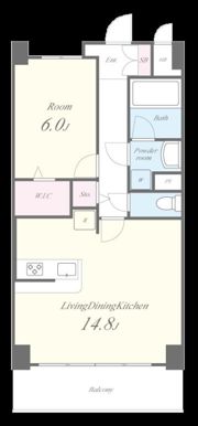クロシェットの間取り画像
