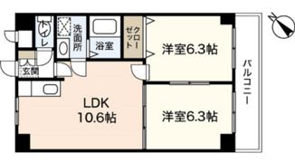 サニーヒルズ大福の間取り画像