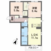 シャーメゾングランデの間取り画像