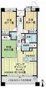 ライオンズヒルズ高峯(参番館)の間取り画像