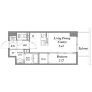 MODERN PALAZZO江坂AXIAの間取り画像