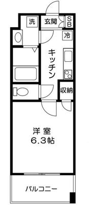 サンリット江北の間取り画像