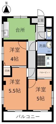 メゾントミタの間取り画像