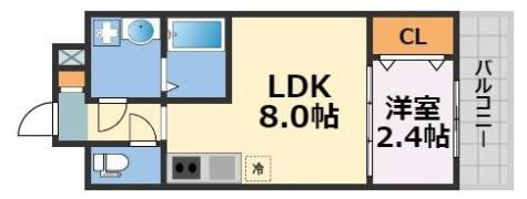 S-MOVE緑橋の間取り画像