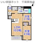 robot home 亥鼻Ⅱ(ロボットホーム イノハナツー)の間取り画像