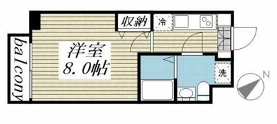 キャッスル北沢大橋の間取り画像