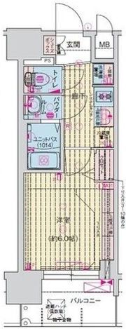 プレサンス大正エミナンスの間取り画像