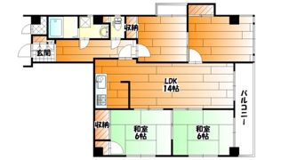 エーデルたにがわの間取り画像