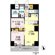 リーラ品川戸越の間取り画像