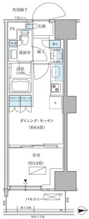 パークアクシス品川天王洲アイルの間取り画像
