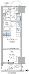 パークアクシス品川天王洲アイルの間取り画像