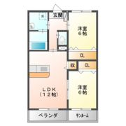 大丸西原マンションの間取り画像