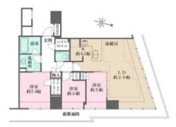 Brillia Tower堂島の間取り画像