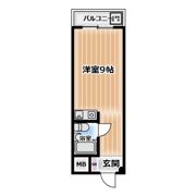 セゾン若松の間取り画像