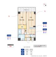 カラコレス3の間取り画像