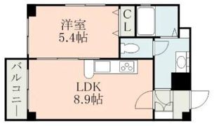 ラ・シック熊本駅前の間取り画像