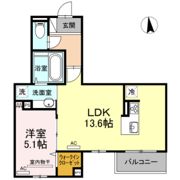 リバーフロント羽衣の間取り画像