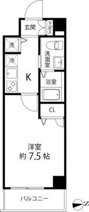 蓮根レジデンスの間取り画像