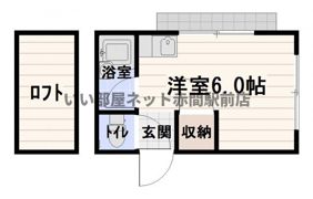 シャミ―教育大前1の間取り画像