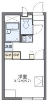 レオパレスカラマスの間取り画像