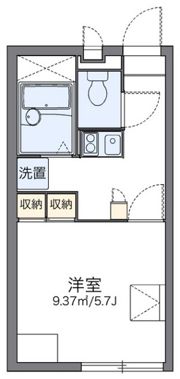 レオパレスカラマスの間取り画像