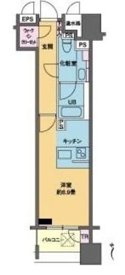 カスタリア銀座Ⅲの間取り画像