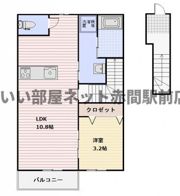 ラフォーレ名残2 A棟の間取り画像