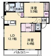 ドミシル東高須 A棟の間取り画像