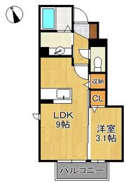プルミエハヤシIIの間取り画像