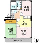 ニューエクセル三宅 Eの間取り画像