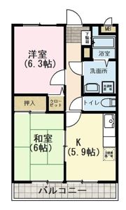 サニーフォレストの間取り画像