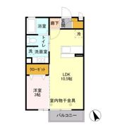 Recenteひがのの間取り画像