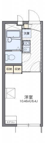 レオパレスメイプルⅡの間取り画像