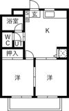 ユース宝扇の間取り画像