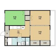 萱場ハイツの間取り画像